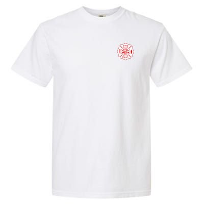 Fire Department Logo Uniform Fireman Symbol Firefighter Gear Garment-Dyed Heavyweight T-Shirt