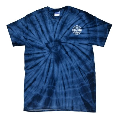 Fire Department Logo Uniform Fireman Symbol Firefighter Gear Tie-Dye T-Shirt