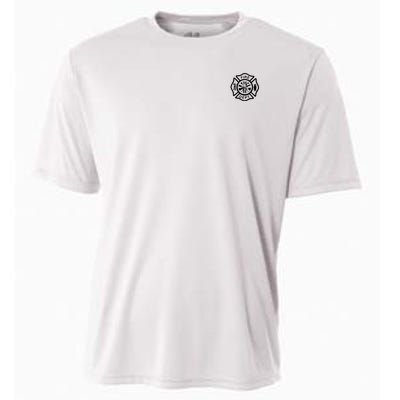 Fire Department Logo Uniform Fireman Symbol Firefighter Gear Cooling Performance Crew T-Shirt