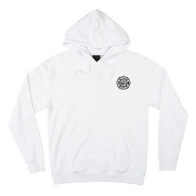 Fire Department Logo Uniform Fireman Symbol Firefighter Gear Hoodie