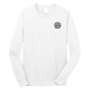 Fire Department Logo Uniform Fireman Symbol Firefighter Gear Long Sleeve Shirt