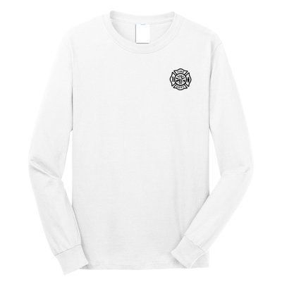 Fire Department Logo Uniform Fireman Symbol Firefighter Gear Long Sleeve Shirt