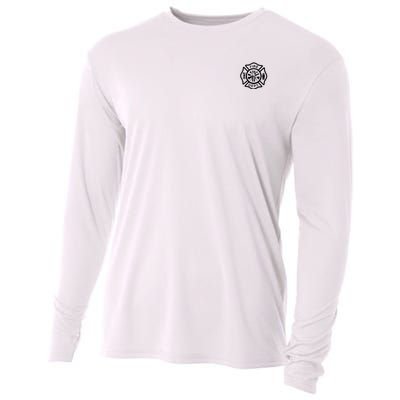 Fire Department Logo Uniform Fireman Symbol Firefighter Gear Cooling Performance Long Sleeve Crew