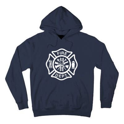 Fire Department Logo Uniform Fireman Symbol Firefighter Gear Tall Hoodie