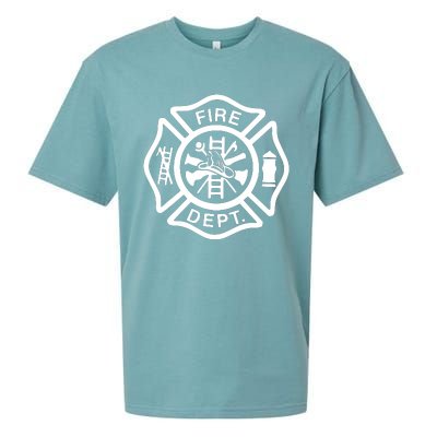 Fire Department Logo Uniform Fireman Symbol Firefighter Gear Sueded Cloud Jersey T-Shirt