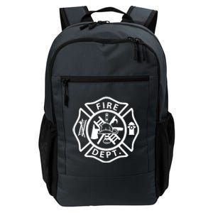 Fire Department Logo Uniform Fireman Symbol Firefighter Gear Daily Commute Backpack