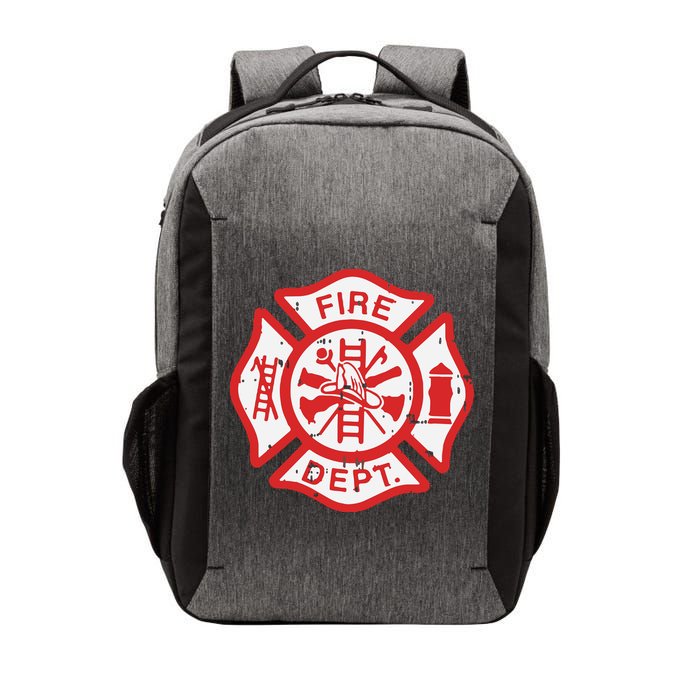 Fire Dept Logo Hero Halloween Firefighter Fireman Gift Vector Backpack