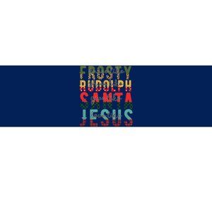 Fun Dance Like Frosty Shine Rudolph Give Santa Love Jesus Bumper Sticker