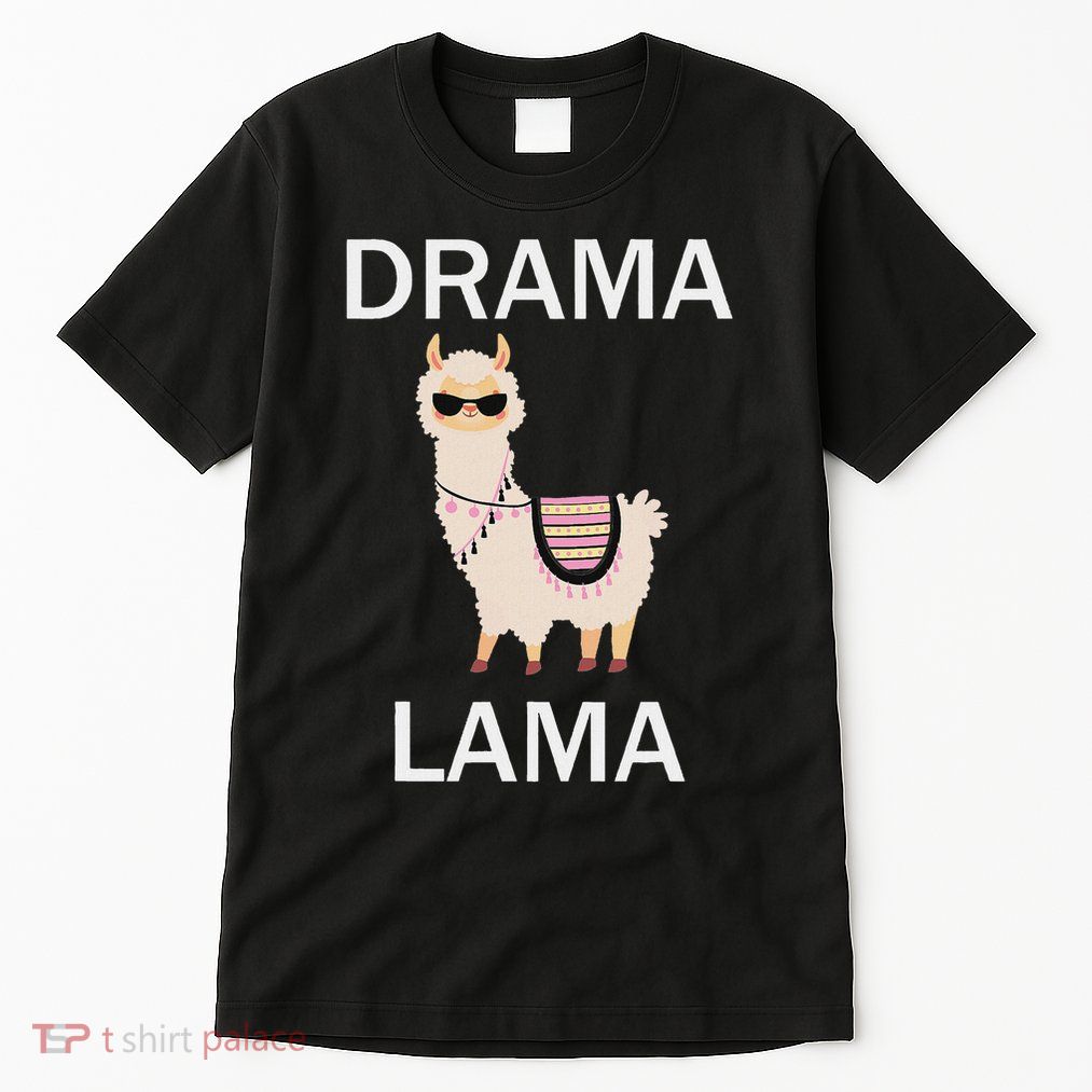 Funny Drama Lama Unisex Tall T-Shirt