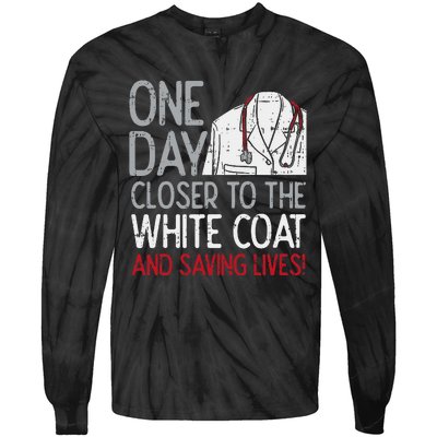 Future Doctor Lifesaver Funny Pre Med Med Student Gift Tie-Dye Long Sleeve Shirt