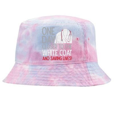 Future Doctor Lifesaver Funny Pre Med Med Student Gift Tie-Dyed Bucket Hat