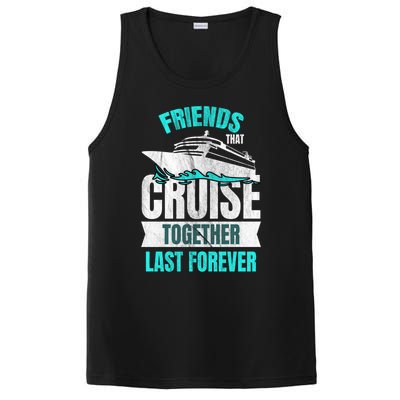 Friends Dont Let Cruise Alone Beach Summer Great Gift PosiCharge Competitor Tank