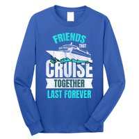 Friends Dont Let Cruise Alone Beach Summer Great Gift Long Sleeve Shirt