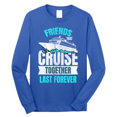 Friends Dont Let Cruise Alone Beach Summer Great Gift Long Sleeve Shirt