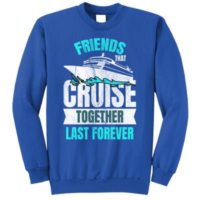 Friends Dont Let Cruise Alone Beach Summer Great Gift Sweatshirt