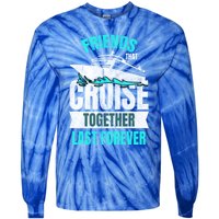 Friends Dont Let Cruise Alone Beach Summer Great Gift Tie-Dye Long Sleeve Shirt