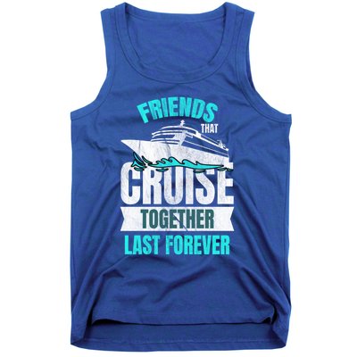 Friends Dont Let Cruise Alone Beach Summer Great Gift Tank Top