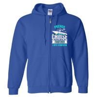 Friends Dont Let Cruise Alone Beach Summer Great Gift Full Zip Hoodie