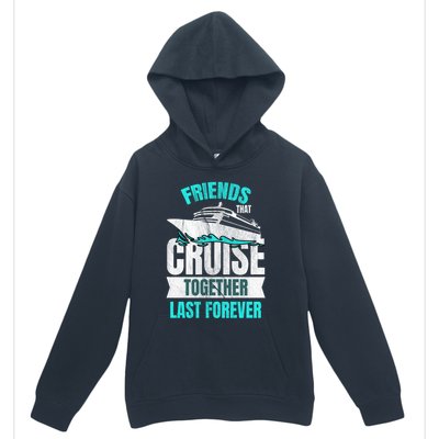 Friends Dont Let Cruise Alone Beach Summer Great Gift Urban Pullover Hoodie