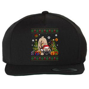 Funny Dog Lovers Frenchie Santa Hat Ugly Christmas Sweater Gift Wool Snapback Cap