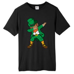 Funny Dabbing Leprechaun St Patricks Day Meaningful Gift Tall Fusion ChromaSoft Performance T-Shirt