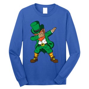 Funny Dabbing Leprechaun St Patricks Day Meaningful Gift Long Sleeve Shirt