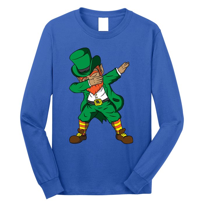 Funny Dabbing Leprechaun St Patricks Day Meaningful Gift Long Sleeve Shirt