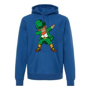 Funny Dabbing Leprechaun St Patricks Day Meaningful Gift Premium Hoodie