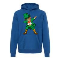 Funny Dabbing Leprechaun St Patricks Day Meaningful Gift Premium Hoodie