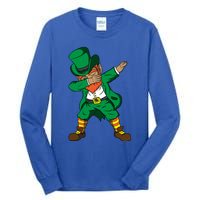 Funny Dabbing Leprechaun St Patricks Day Meaningful Gift Tall Long Sleeve T-Shirt