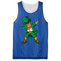 Funny Dabbing Leprechaun St Patricks Day Meaningful Gift Mesh Reversible Basketball Jersey Tank