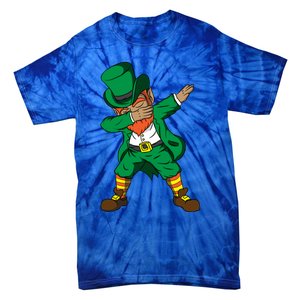 Funny Dabbing Leprechaun St Patricks Day Meaningful Gift Tie-Dye T-Shirt