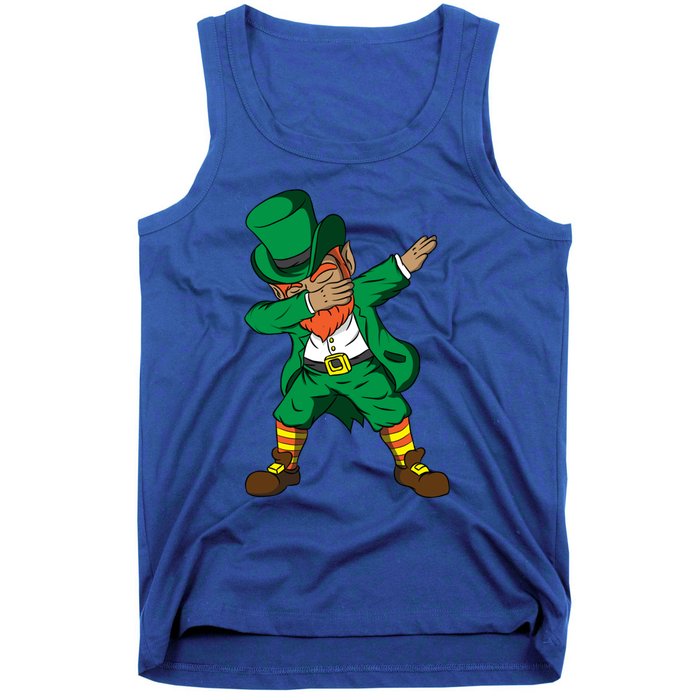 Funny Dabbing Leprechaun St Patricks Day Meaningful Gift Tank Top