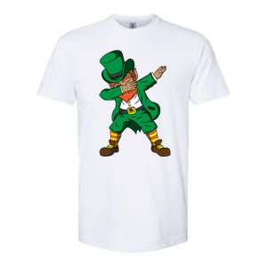 Funny Dabbing Leprechaun St Patricks Day Meaningful Gift Softstyle CVC T-Shirt