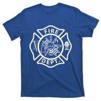 Fire Departt Logo Uniform Fire Symbol Firefighter Gear Gift T-Shirt