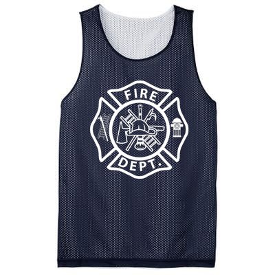 Fire Department Logo Uniform Fireman Symbol Firefighter Gear Mesh Reversible Basketball Jersey Tank