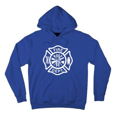 Fire Departt Logo Uniform Fire Symbol Firefighter Gear Gift Tall Hoodie