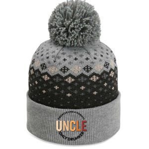 Funny Druncle Like A Normal Uncle Only Drunker The Baniff Cuffed Pom Beanie