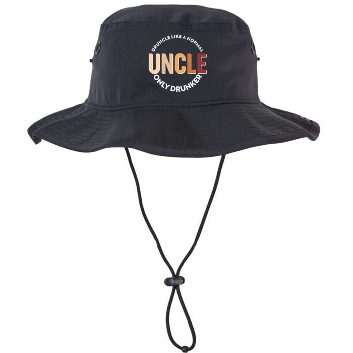 Funny Druncle Like A Normal Uncle Only Drunker Bucket Hat
