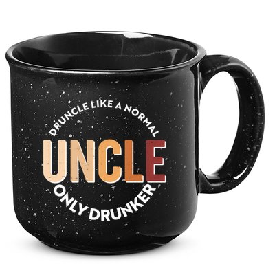 Funny Druncle Like A Normal Uncle Only Drunker 15oz Campfire Ceramic Mug