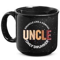 Funny Druncle Like A Normal Uncle Only Drunker 15oz Campfire Ceramic Mug