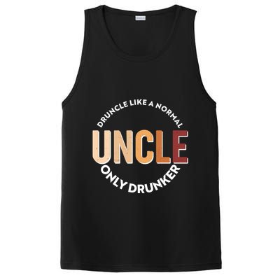 Funny Druncle Like A Normal Uncle Only Drunker PosiCharge Competitor Tank
