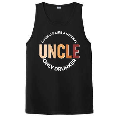 Funny Druncle Like A Normal Uncle Only Drunker PosiCharge Competitor Tank