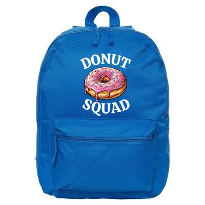 Funny Donut Lover Matching Cute Pink Doughnut Sprinkle Party Cool Gift 16 in Basic Backpack