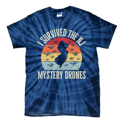 Funny Drone Lover I Survived The New Jersey Mystery Drones Tie-Dye T-Shirt