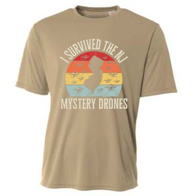 Funny Drone Lover I Survived The New Jersey Mystery Drones Cooling Performance Crew T-Shirt