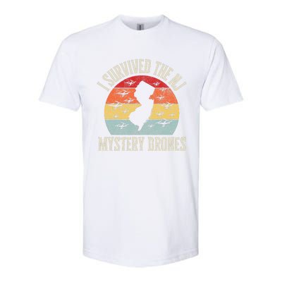 Funny Drone Lover I Survived The New Jersey Mystery Drones Softstyle CVC T-Shirt