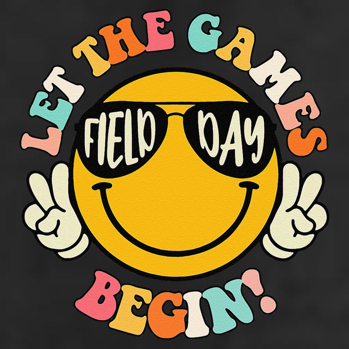 Field Day Let The Games Begin 2025 Teachers 7 Panel Mesh Trucker Snapback Hat