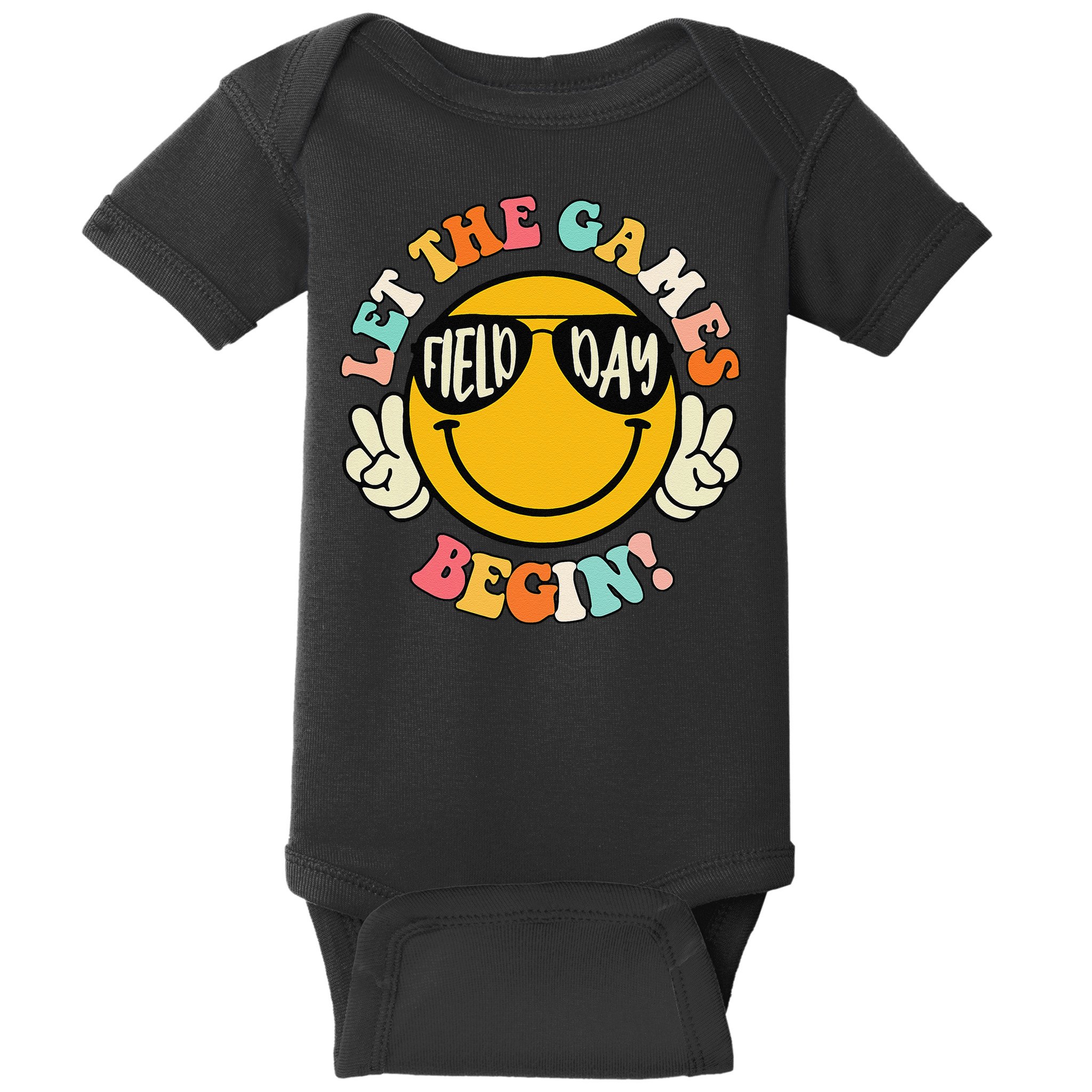 Field Day Let The Games Begin 2025 Teachers Baby Bodysuit