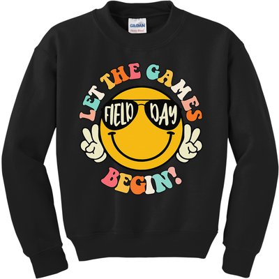 Field Day Let The Games Begin 2025 Teachers Kids Sweatshirt